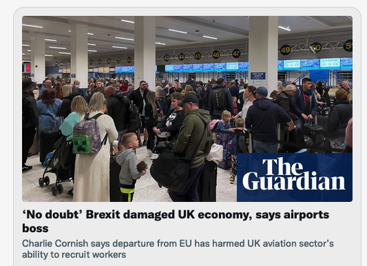 The Saturday Economist Brexxit damaged the economy says Cornish